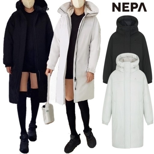 韓國登山品牌 NEPA 過季基本女款 C-TR 長版羽絨外套型號 7I82062 出清特價~預購中 下標前請先詢問