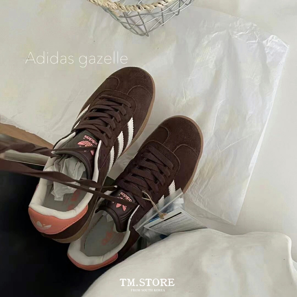 TM_Adidas Originals Gazelle 粉棕 咖啡色 麂皮 德訓鞋 板鞋 IF3233 米綠IF3235