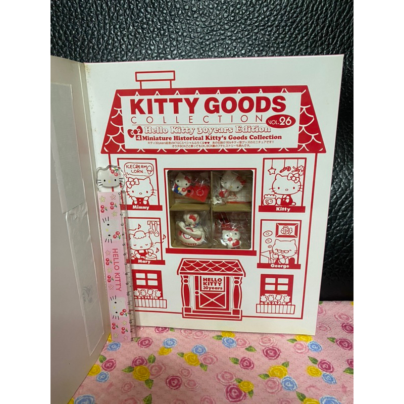 Hello kitty 30週年紀念 精典迷你小物/擺飾 4入—30週年限定