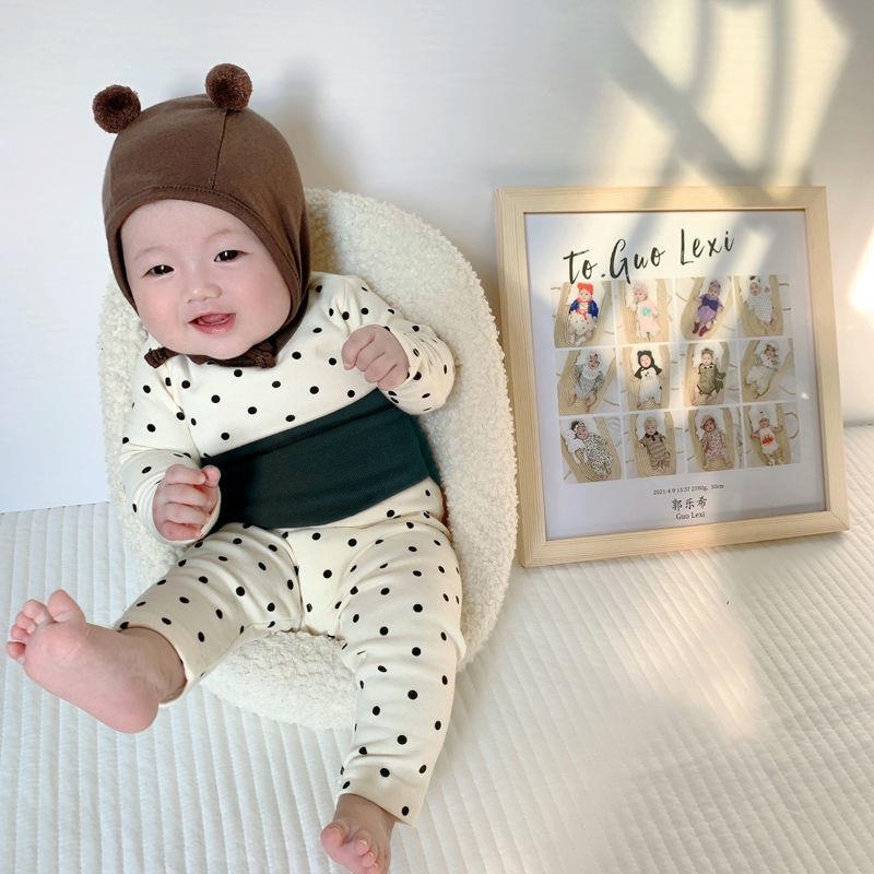 台灣現貨-韓版ins風 寶寶居家服  嬰兒居家服 寶寶套裝 男童套裝 女童套裝 居家服 寶寶造型服 嬰兒造型服