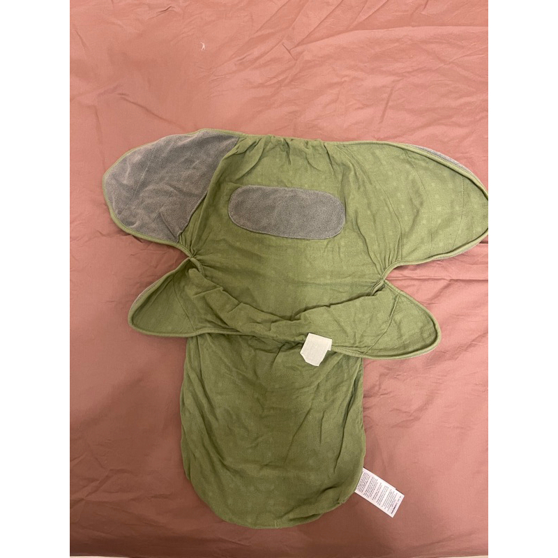 二手 美國Swado全階段靜音包巾，紗布竹-纖橄欖綠S, M