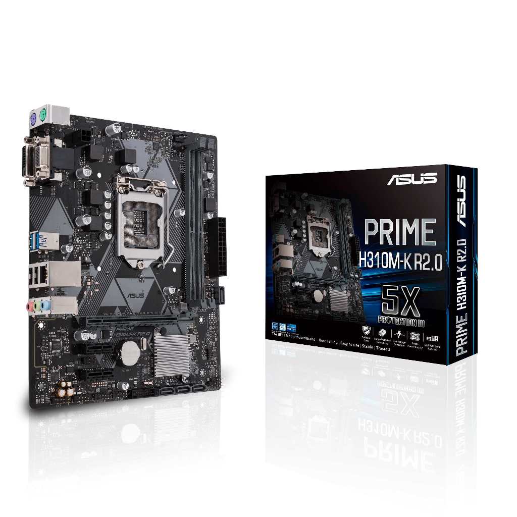 [含稅開發票] 華碩 ASUS H310M-K R2.0 全新代理商貨 /INTEL /1151/八代九代主機板