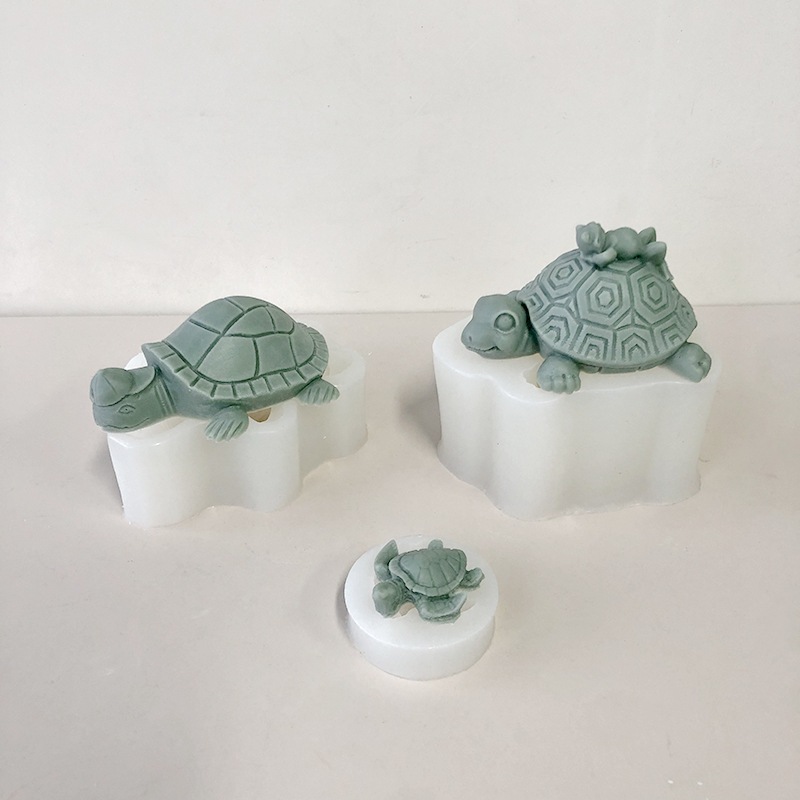 【西子手作】3D立體金錢龜慕斯蛋糕烘焙模具 烏龜香薰石膏擺件 手工皂模 矽膠模具