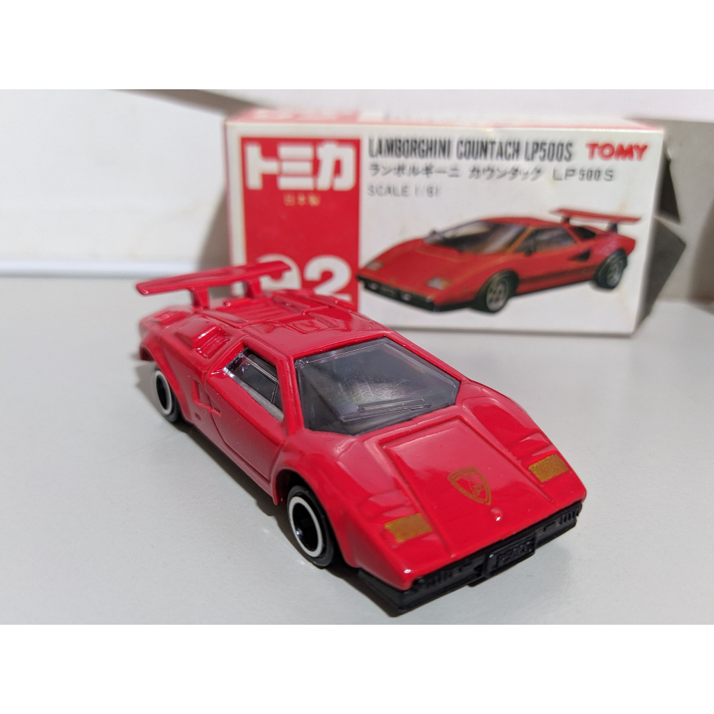 多美 tomy tomica 92 Lamborghini Countach LP500S 日本製 紅盒