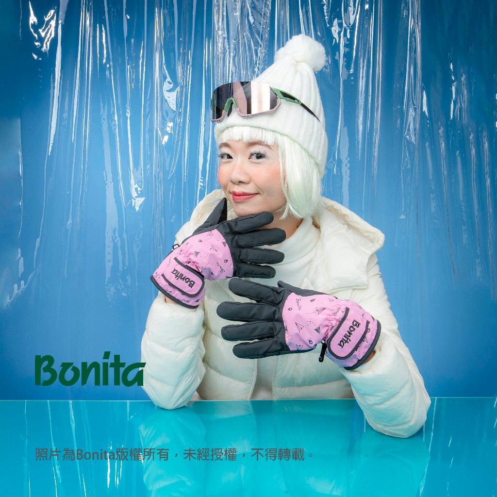 【BONITA】2023秋冬新品/紙飛機-防水、防風、防寒女手套-971-3053