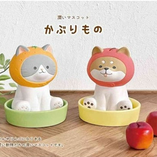 日本DECOLE蘋果/柑橘柴犬免插電加濕器(附盒裝可送禮)