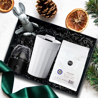 【PO:Selected】丹麥POx黑沃耶加雪菲咖啡禮盒組(稜角保溫杯460ml-共3色/咖啡濾網)