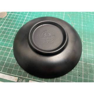 日式黑色圓餐盤 食物餐盤 瓜子盤 圓盤 盤子