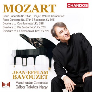 莫札特 鋼琴協奏曲第八集 26 27號 巴佛傑 Bavouzet Mozart Concertos CHAN20246