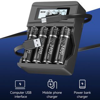 【PALO星威】 3號電池 充電電池 4號充電電池 3號鋰電池 1.5v鋰電池 大容量 三號鋰電池 指紋鎖電池 玩具電池
