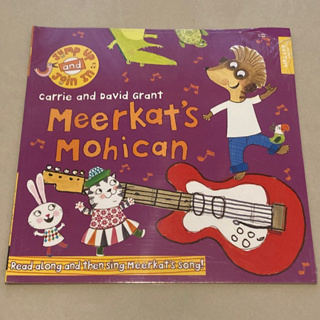 （全新故事書）貓鼬莫西卡故事書（1書1CD)-meerkat’s Mohican-(Jump Up & Join in)