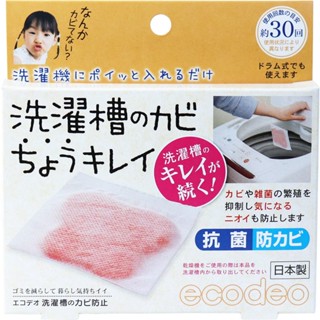 現貨。日本製 太洋ECODEO 洗衣槽抗菌 洗衣機內槽消臭片 除臭片 防霉片 洗衣槽清潔 1枚入