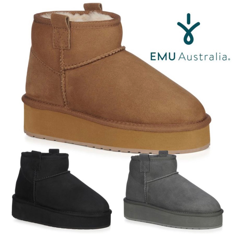 代購 澳洲EMU 雪靴 日本限定版 w13073 厚底 羊毛靴