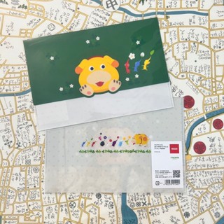 《小巴趴趴造》有發票！現貨～日本正版 任天堂皮克敏文具周邊商品 歐慶皮克敏資料夾A5 PIKMIN
