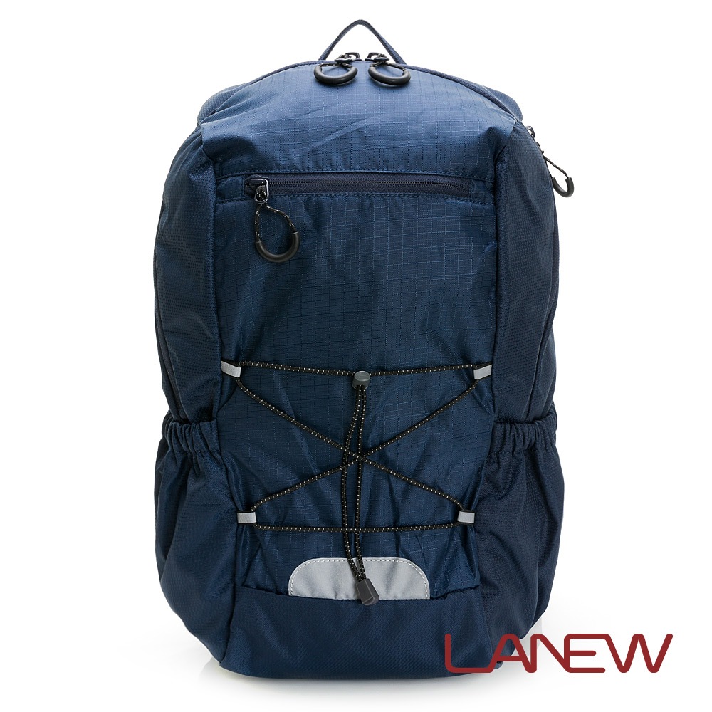 LA NEW 防潑機能後背包-黑莓藍(289510970)