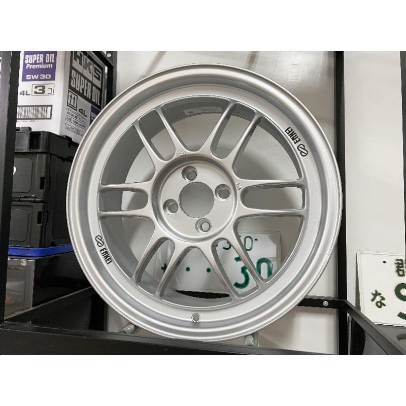 （全新）日本品牌 ENKEI RPF1 (silver)4孔/100/17吋/7J/et35/輪圈/輪框