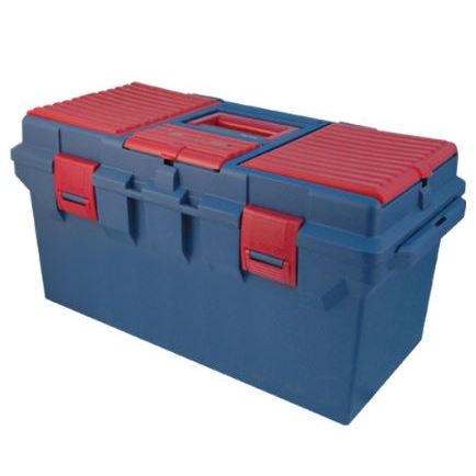 【WILLY STORE】KING TONY 87404 大藍色塑膠手提工具箱 塑膠工具箱 工具車