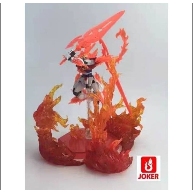 模型基地 最低價 台製 JOKER HGBF 1/144 飛翼零式 炎大劍 焱大劍 螢光橙紅版 機戰傭兵