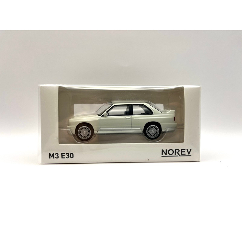 Norev 1/43 BMW E30 M3 白色 模型車