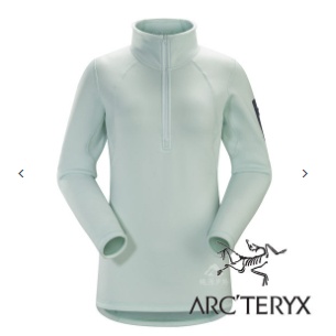 【Arc'teryx 始祖鳥】女 Rho AR 內層刷毛套頭排汗保暖衣(採用美國 POLARTEC POWER STRE