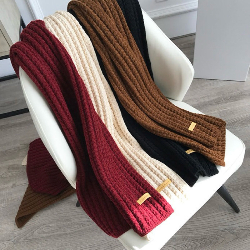 【ᴊᴏʟᴘᴡᴇʀ.sᴇʟᴇᴄᴛ】五色粗針織圍巾🧣秋冬保暖造型圍巾☺️