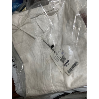 Hang Ten女裝-A-line版型長袖襯衫-米白L
