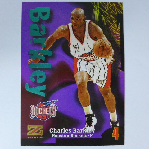 ~Charles Barkley/巴克利~名人堂:惡漢 1997年Z-Force.NBA籃球卡