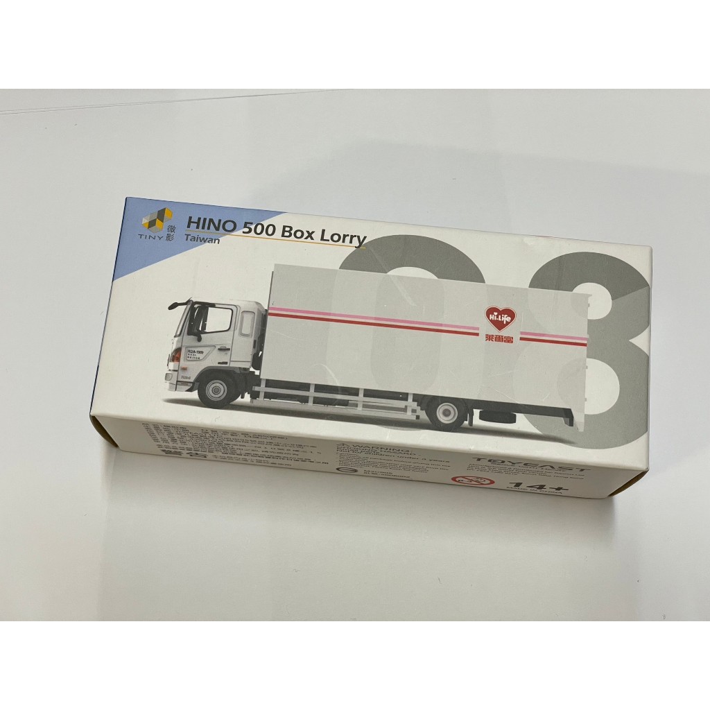 微影 Tiny 萊爾富 日野 Hino 500 Box Lorry 汽車模型 台灣