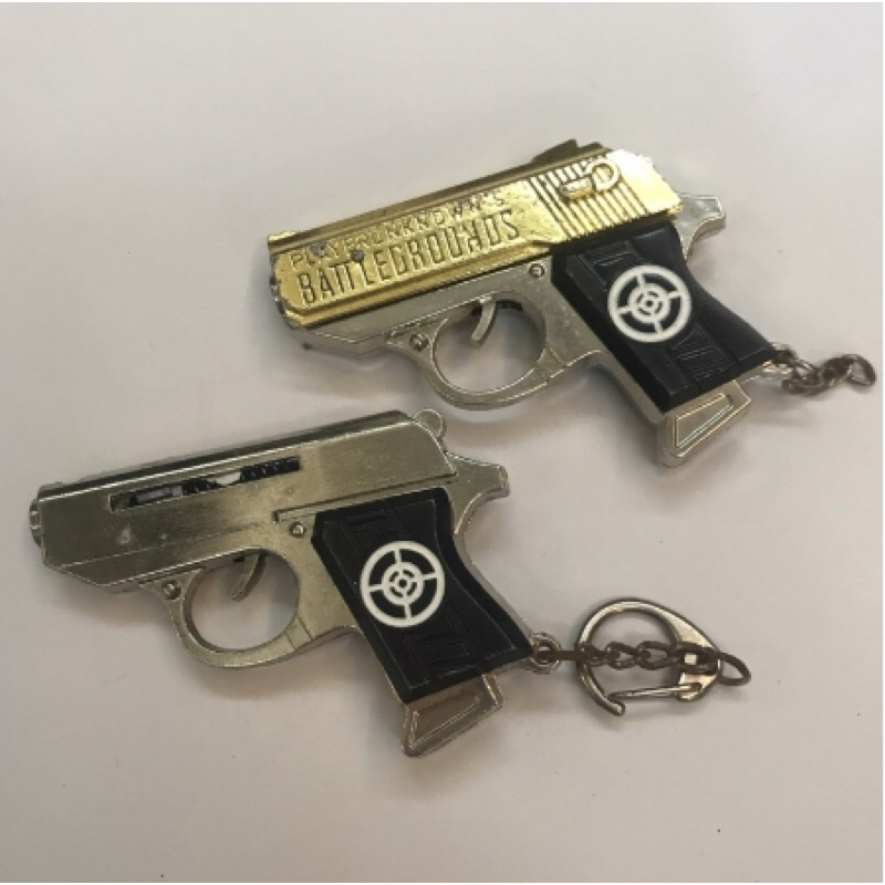 ［沐沐屋]合金槍模型鑰匙圈 手槍模型 鑰匙扣 C