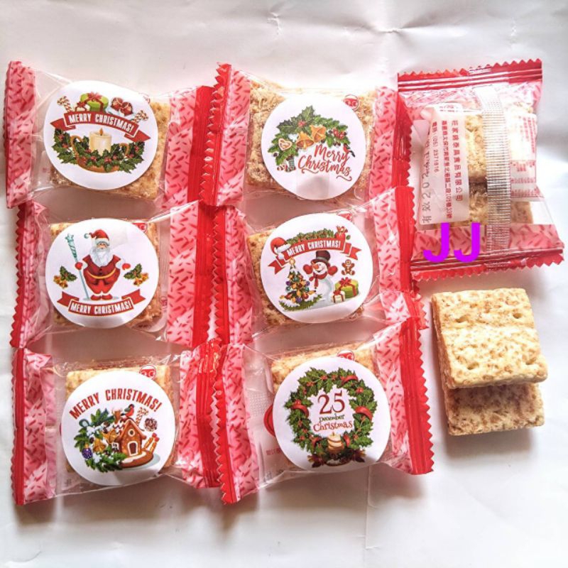 聖誕節 方塊酥-500g裝-台灣製造-迷你包-耶誕方塊酥-聖誕餅乾