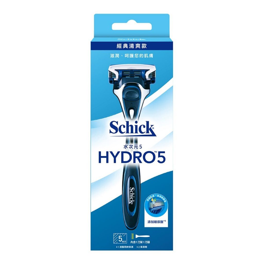 舒適水次元5 刮鬍刀 1刀把1刀片 舒適牌 Schick Hydro 5 水次元 5 Hydro5 刮鬍刀片