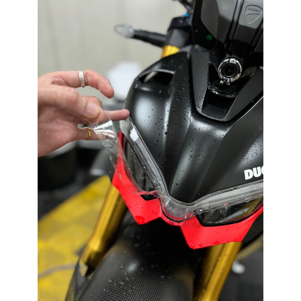 [Who’s rock] DUCATI SF V4 SP2 大燈2件組 儀表 TPU透明 燻黑 犀牛皮 保護膜