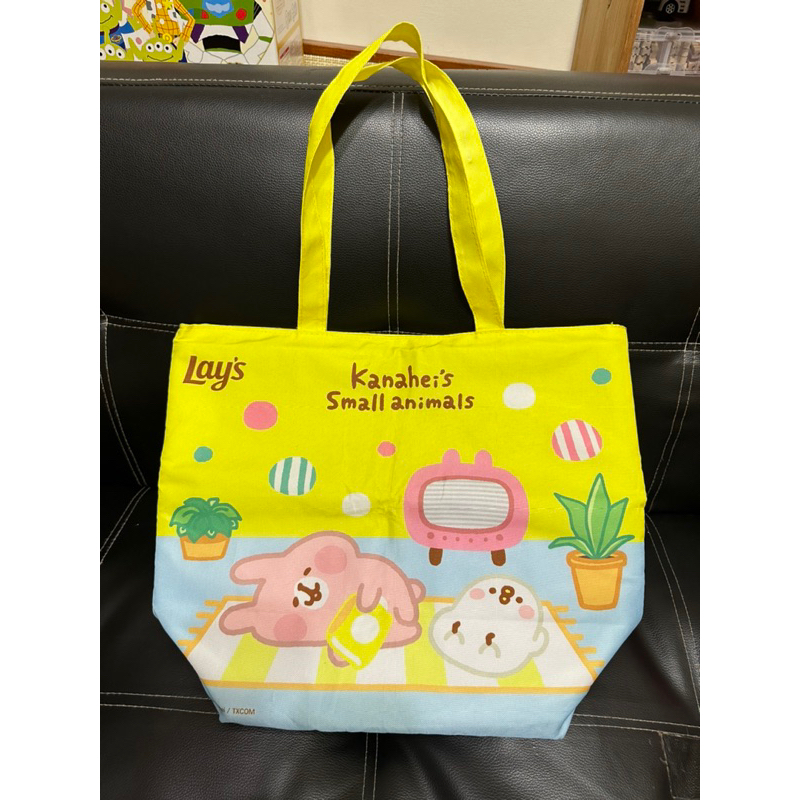 二手✨ Kanahei 樂事 卡娜赫拉的小動物 卡娜赫拉 兔兔 p助 保冷大提袋 購物袋 提袋 包包 保冷 保冷袋