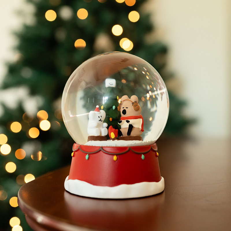 KiKi韓國代購🌸 Dinotaeng 水晶球 雪球 吊卡 公仔 Quokka 柿子椒熊 聖誕公仔 聖誕 裝飾 禮物