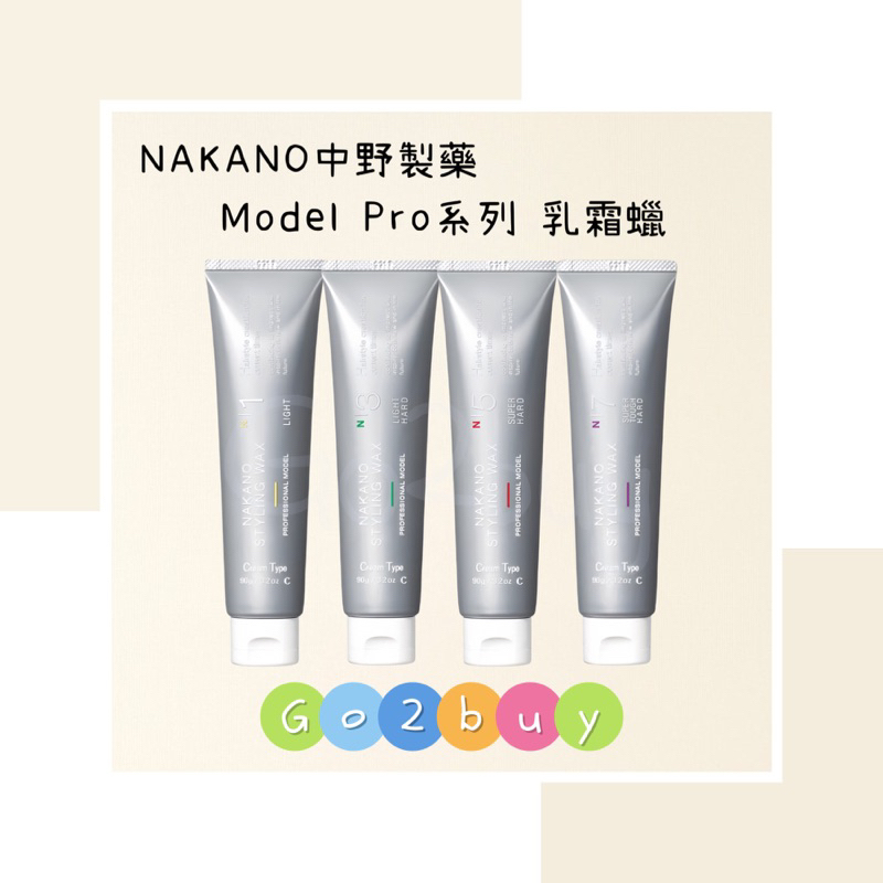 ㊣正品公司貨㊣【NAKANO 中野製藥】Model Pro系列 乳霜蠟 90ml