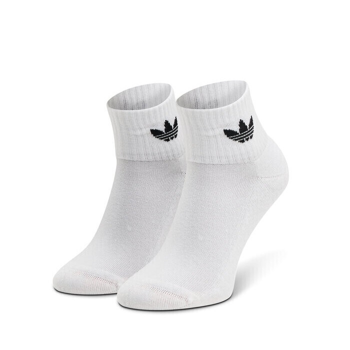 adidas 愛迪達 襪子 短襪 裸襪 運動襪 白色 黑色 三葉草 FT8529 FM0643