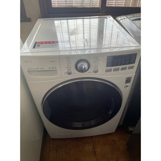 2018年～二手中古樂金LG16公斤變頻滾筒洗脫烘洗衣機，型號WD-S16VBD，2018年，保固3個月