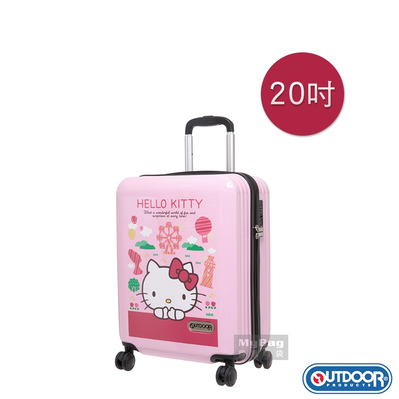 OUTDOOR 行李箱 Hello Kitty 20吋 聯名款 台灣景點 凱蒂貓 登機箱 ODKT21A19 得意時袋