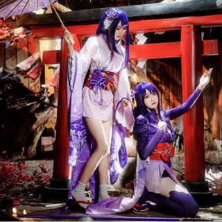 次元收藏館✨原神cos服雷神巴爾真雷電將軍影武者cosplay遊戲動漫和服女影COS角色扮演雷電影雷電真服