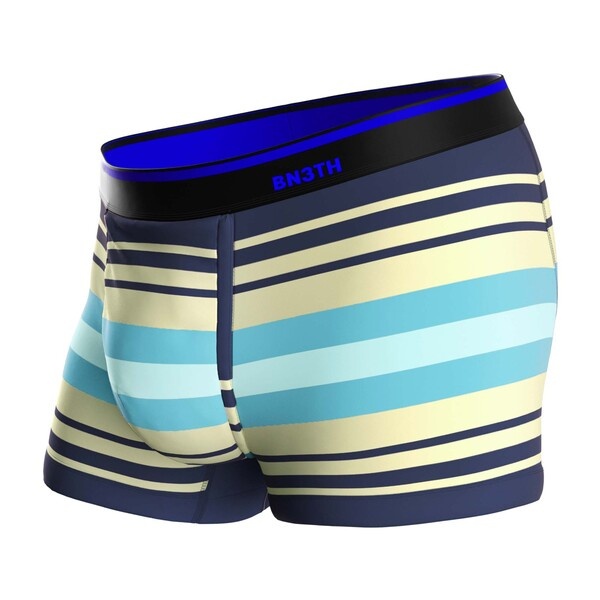 BN3TH BREATHE 男士 石板紋藍 經典短版 天絲 莫代爾 加拿大 3D 立體囊袋內褲 M211013-0644