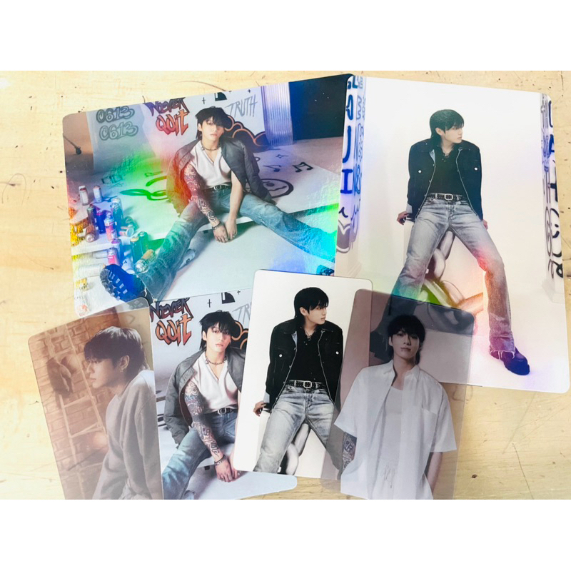 韓居🇰🇷 ⭐️ 田柾國 JK JUNGKOOK JUNG KOOK BTS - GOLDEN 首張 WVS專輯小卡