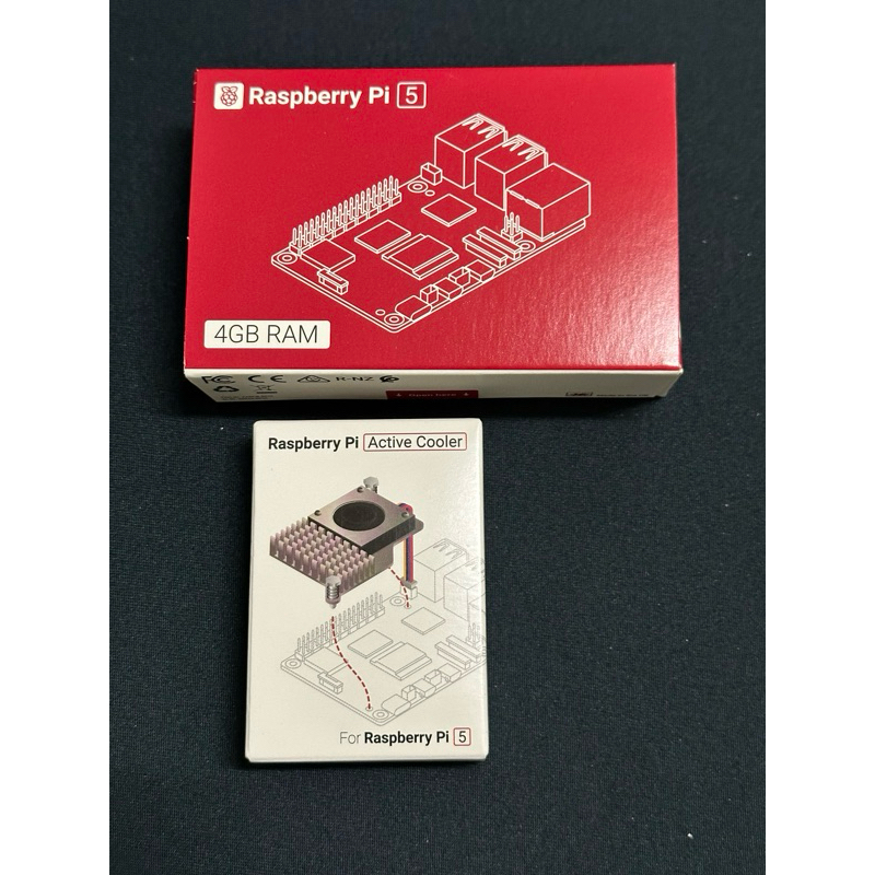 &lt;現貨&gt; 樹莓派5  Raspberry Pi 5 4GB 含原廠散熱套件