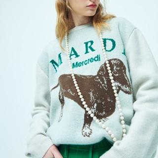 🇰🇷 韓國KKOBA 現貨 Mardi CASHMERE 臘腸狗 毛衣 針織 上衣 羊毛 喀什米爾羊絨