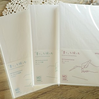 【摸鼻子文房具】日本MIDORI．MD Notebook Journal A5點點/A5Frame/方格