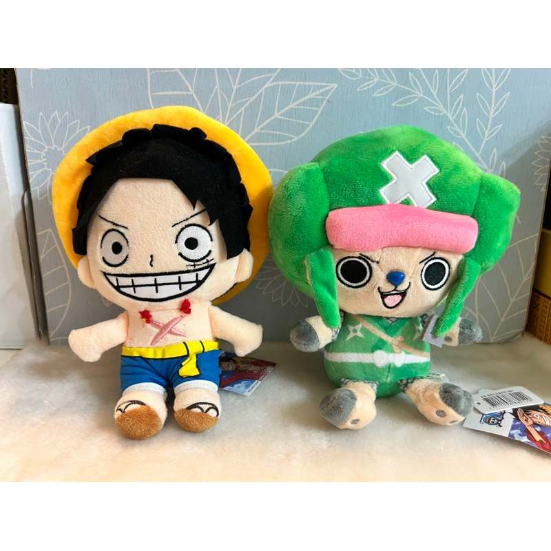 航海王 魯夫 喬巴 one piece 娃娃 玩偶 布偶 坐立姿