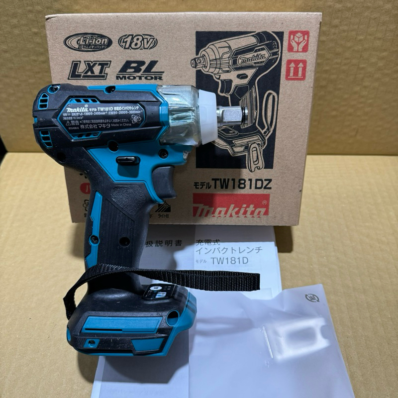 🌀含稅🌀全新日本島內水貨牧田Makita TW181 輕型4分無刷板手機(DTW181)