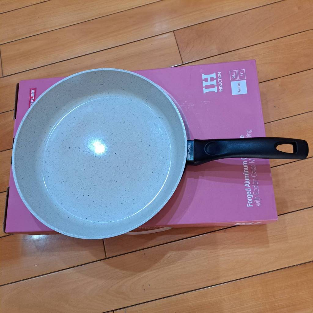 Neoflam 粉色大理石平底鍋 炒鍋 不沾鍋 28cm