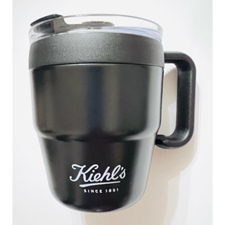 全新正貨-契爾氏Kiehl's 咖啡手把不鏽鋼隨行杯480ml(附不鏽鋼吸管）