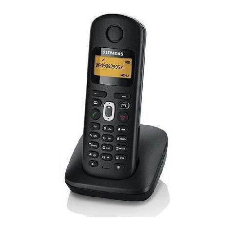 西門子 SIEMENS Gigaset  DECT數位無線電話 話機 單子機 黑色 (AL180)只有擴充子機組