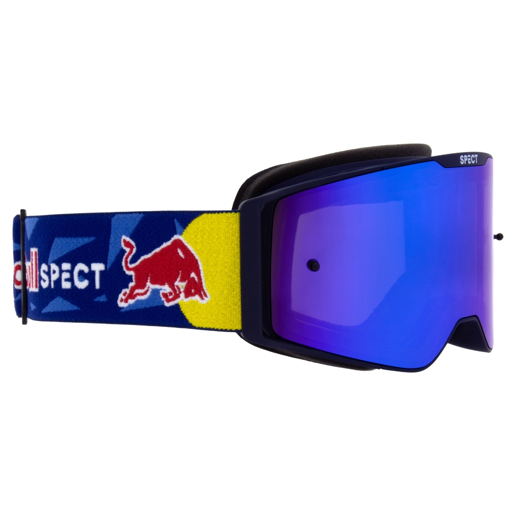 【德國Louis】Red Bull 摩托車騎士護目鏡 藍色鏡帶藍色鏡片紅牛車隊越野車滑胎車頭帶眼鏡 編號20017576